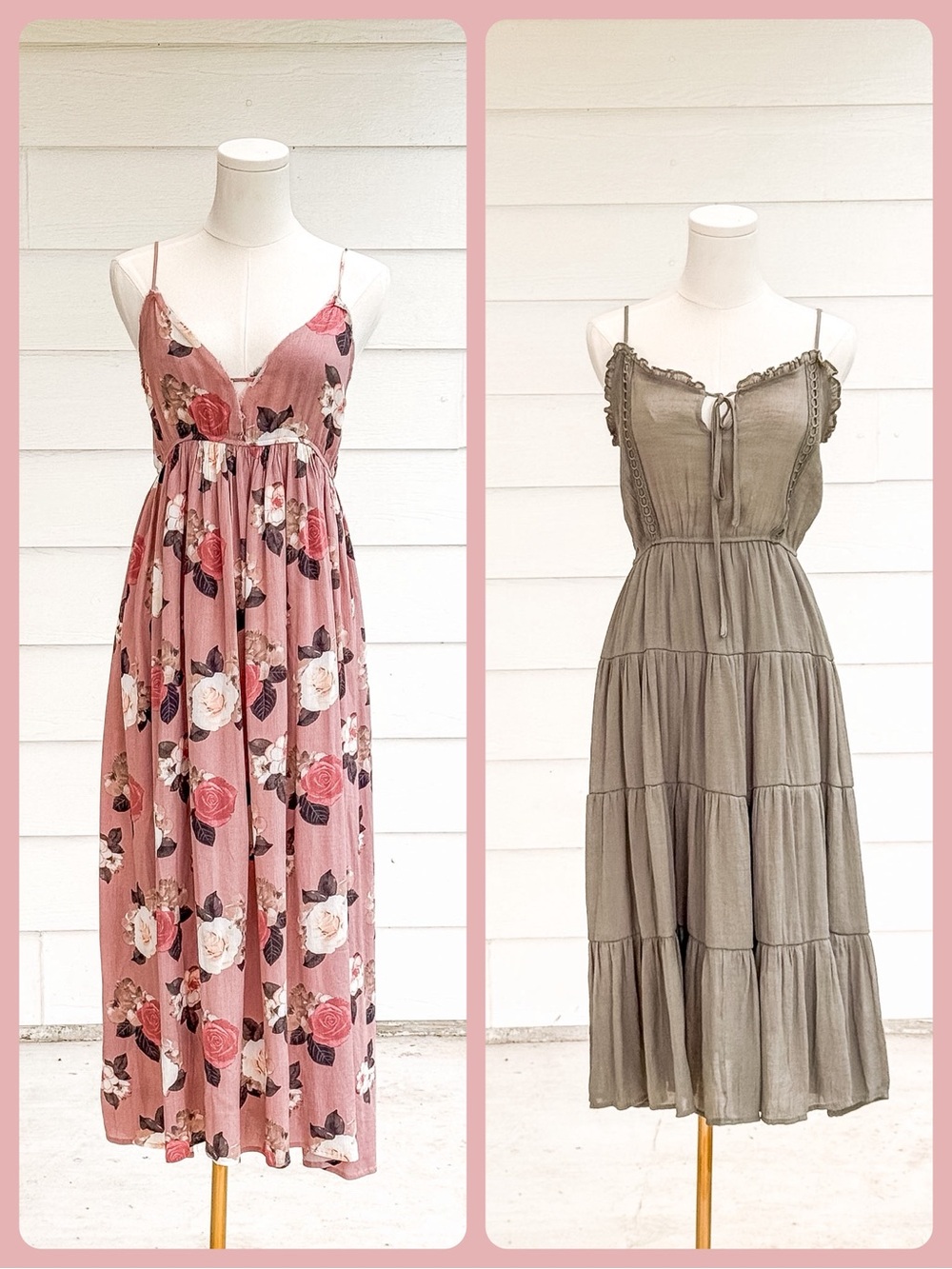 Boutique vacation photo beach dress bundle Boho Anthropologie style Size Medium